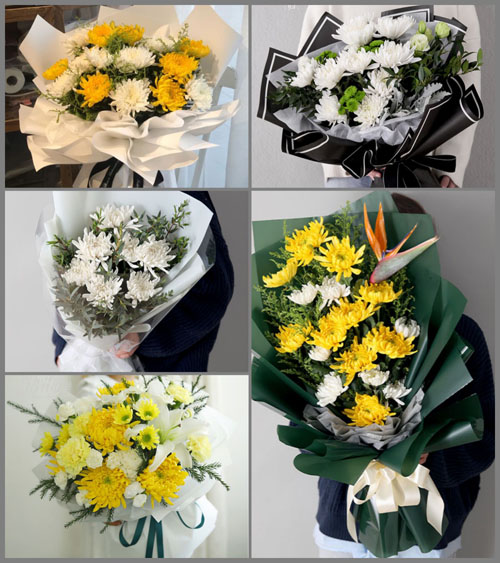 甘肃省白银靖远县北滩镇白事花束代送